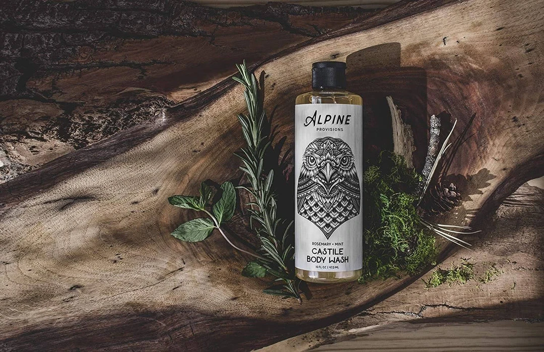 Alpine Provisions, Organic Castile Body Wash, Rosemary + Mint, Biodegradable, Vegan, 16oz Soaps & Lotions 5 Alpine Provisions, Organic Castile Body Wash, Rosemary + Mint, Biodegradable, Vegan, 16oz Soaps & Lotions