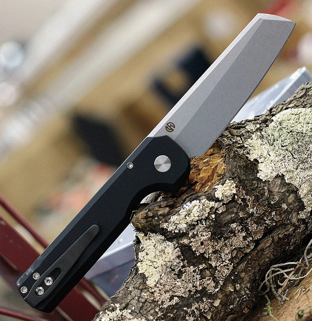 Arcform Slimfoot ARC-059 Auto Blk Alum 3.1" 154CM SW Sheepsfoot) (USA) 4 Arcform Slimfoot ARC-059 Auto Blk Alum 3.1" 154CM SW Sheepsfoot) (USA)