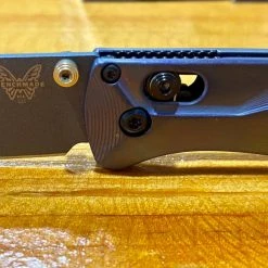 Benchmade 535GRY-1 Semi-Custom Bugout Knife W/ Ti Handles