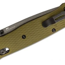 Benchmade 537GY-1 Bailout Knife Green Aluminum Knife 3.4