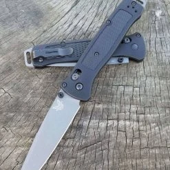 Benchmade Bailout Knife Black Grivory (3.38" Gray) 537GY 12 Benchmade Bailout Knife Black Grivory (3.38