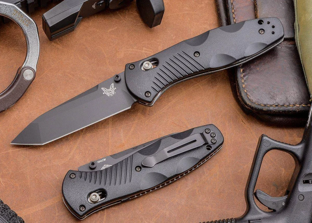 Benchmade Barrage Tanto AXIS-Assist Knife (3.6" Black) 583BK 4 Benchmade Barrage Tanto AXIS-Assist Knife (3.6" Black) 583BK