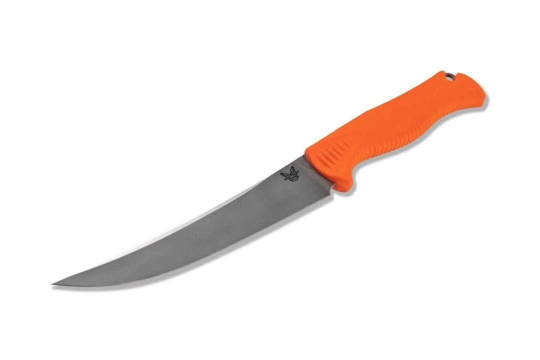 Benchmade Meatcrafter Fixed Blade Knife Orange (6.1" Satin) 15500 3 Benchmade Meatcrafter Fixed Blade Knife Orange (6.1" Satin) 15500