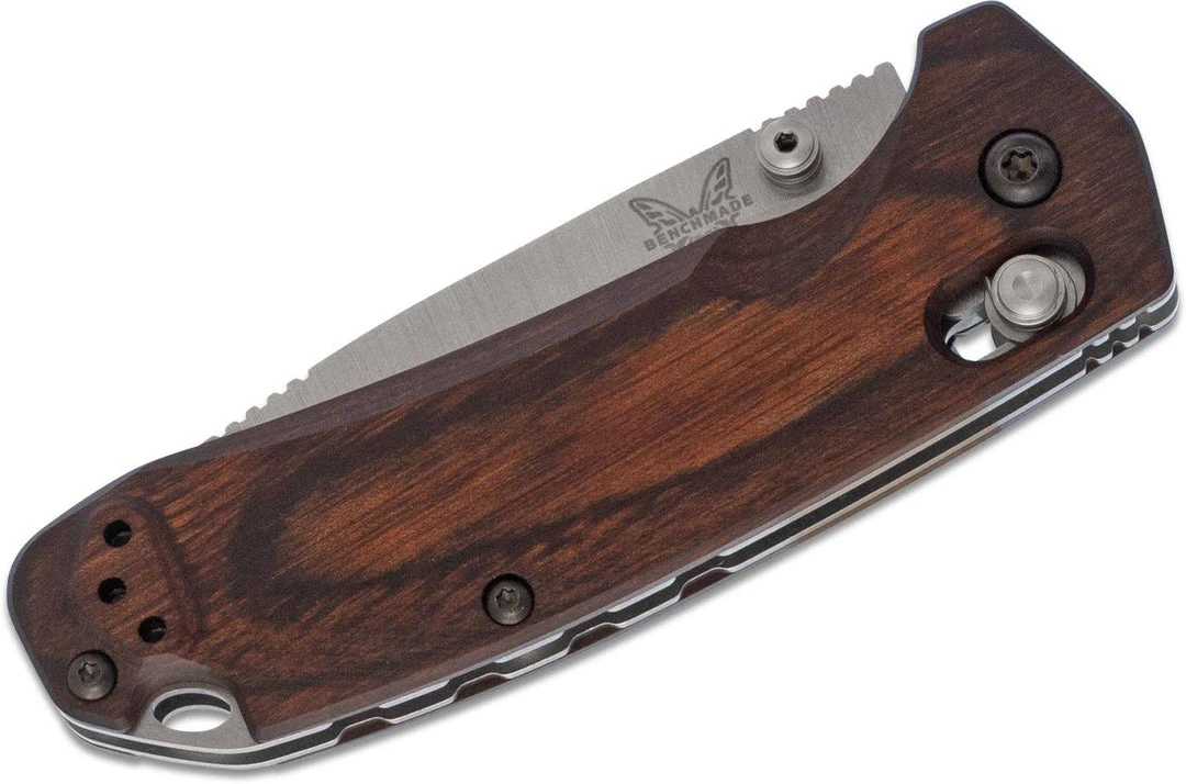 Benchmade North Fork 15031-2 Folding Knife 2.97" S30V Blade, Stabilized Wood Handles (USA) 4 Benchmade North Fork 15031-2 Folding Knife 2.97" S30V Blade, Stabilized Wood Handles (USA)