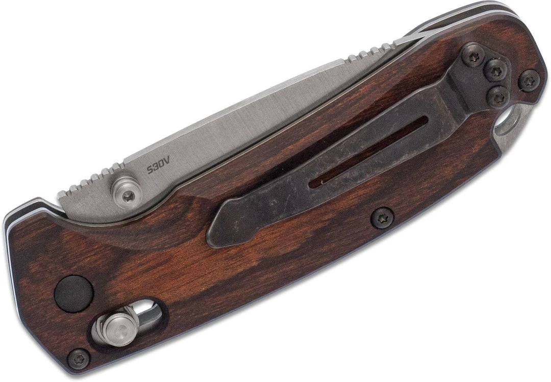 Benchmade North Fork 15031-2 Folding Knife 2.97" S30V Blade, Stabilized Wood Handles (USA) 5 Benchmade North Fork 15031-2 Folding Knife 2.97" S30V Blade, Stabilized Wood Handles (USA)