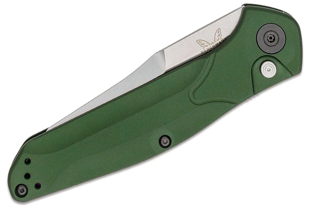 Benchmade Osborne 9400 Auto Knife Green Aluminum (3.4" Satin) 5 Benchmade Osborne 9400 Auto Knife Green Aluminum (3.4" Satin)