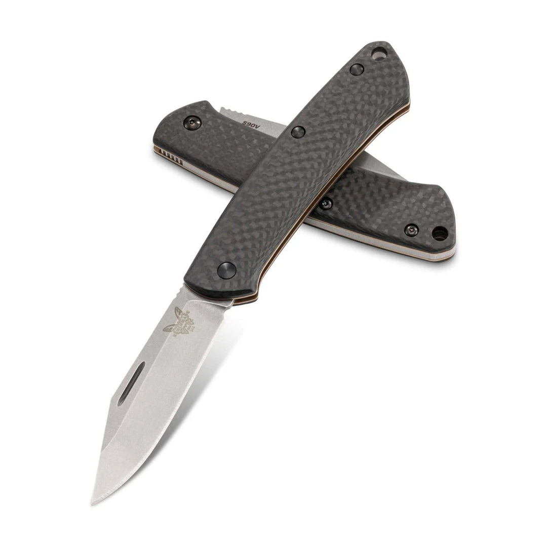 Benchmade Proper Clip Point Slip Knife Carbon Fiber 318-2 3 Benchmade Proper Clip Point Slip Knife Carbon Fiber 318-2