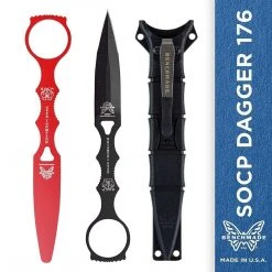 Benchmade SOCP 176BK-Combo Dagger Knife W/ Trainer (USA) 8 Benchmade SOCP 176BK-Combo Dagger Knife W/ Trainer (USA)