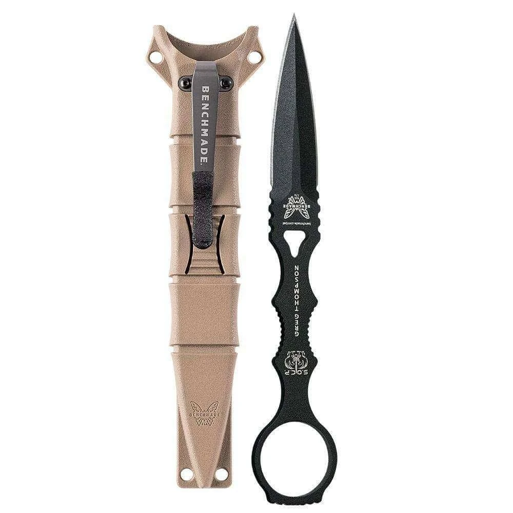 Benchmade SOCP Dagger Fixed Knife Sand Sheath (3.22") 176BKSN 3 Benchmade SOCP Dagger Fixed Knife Sand Sheath (3.22") 176BKSN