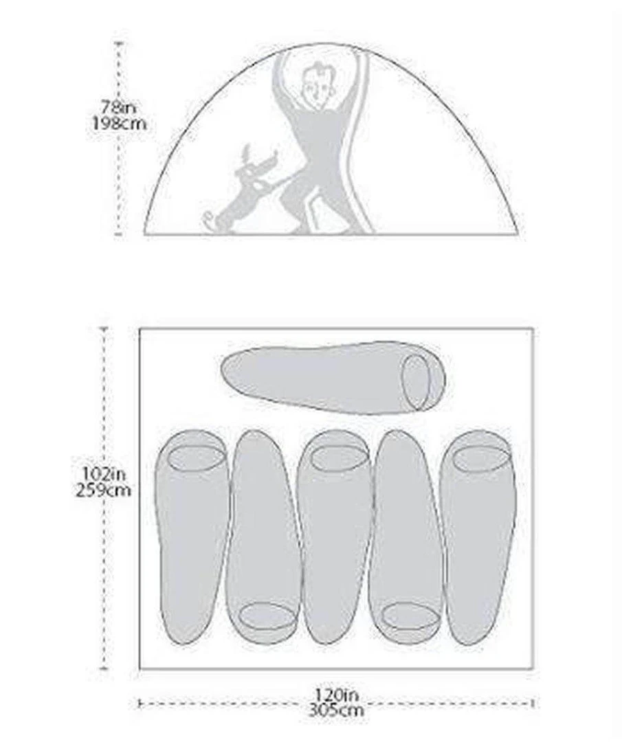 Big Agnes Rabbit Ears 6 Person Tent 7 Big Agnes Rabbit Ears 6 Person Tent