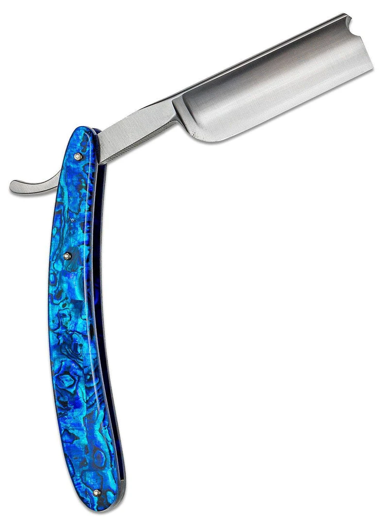 Boker 140557 Blue Shell Straight Razor 7/8" Carbon Steel 5 Boker 140557 Blue Shell Straight Razor 7/8" Carbon Steel