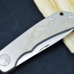 CHRIS REEVE KNIVES Chris Reeve Custom Impinda Blade Show Knife Titanium “The Climb”
