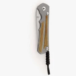 CHRIS REEVE KNIVES Chris Reeves Large Inkosi Natural Canvas Micarta