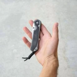 CHRIS REEVE KNIVES Chris Reeves Large Sebenza 31 Black Canvas Micarta