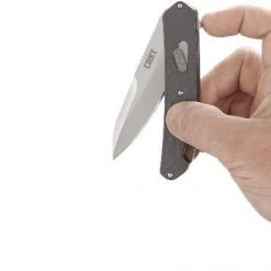 CRKT Knives CRKT Bona Fide Linerlock Silver D2 Field Strip Folding Knife