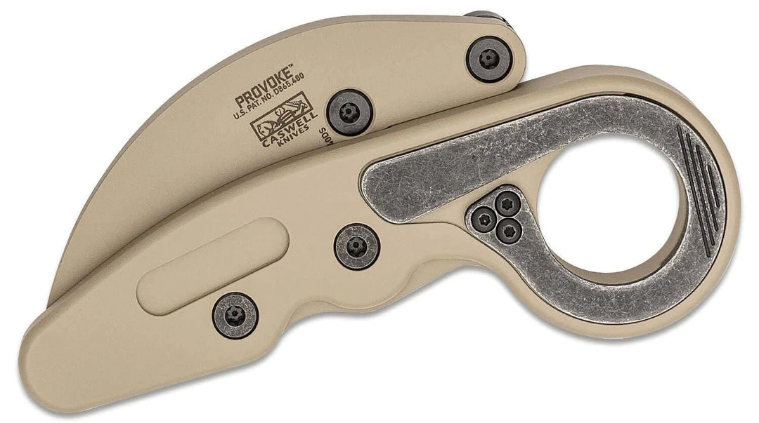 CRKT Kinematic Provoke Desert Sand Folding Karambit 2.41" D2s CRKT Knives 7 CRKT Kinematic Provoke Desert Sand Folding Karambit 2.41" D2s CRKT Knives