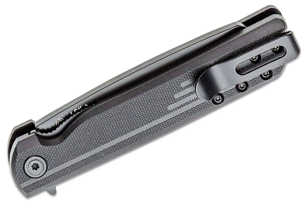 CRKT Knives CRKT Matthew Lerch LCK + Blackout Assisted Flipper Knife 3.244" Black Reverse Tanto Blade 4 CRKT Knives CRKT Matthew Lerch LCK + Blackout Assisted Flipper Knife 3.244" Black Reverse Tanto Blade