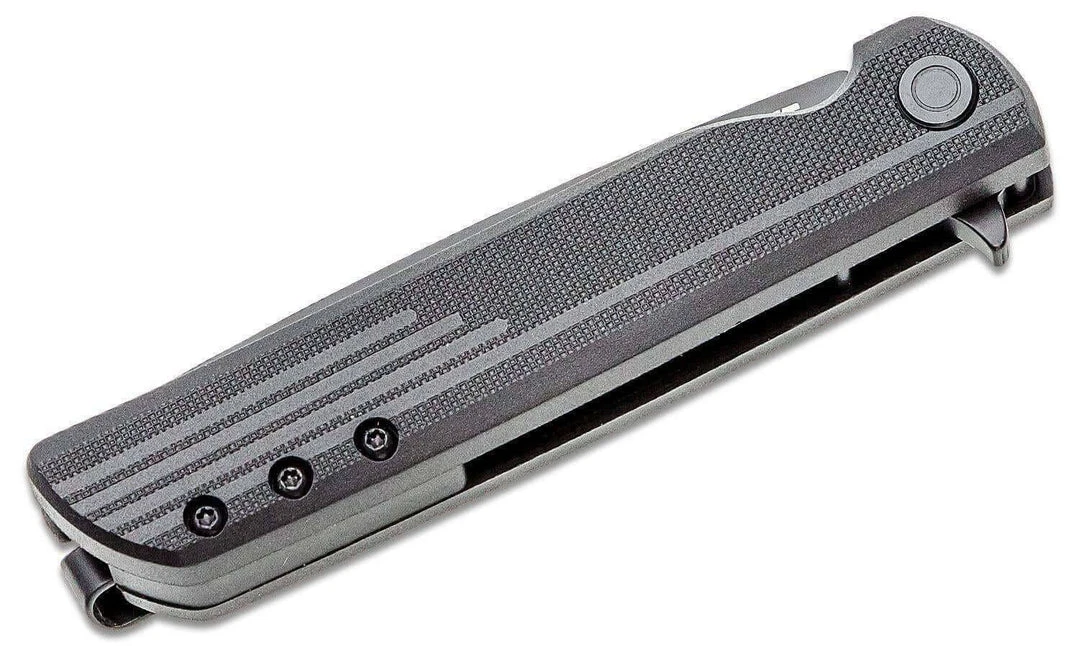 CRKT Knives CRKT Matthew Lerch LCK + Blackout Assisted Flipper Knife 3.244" Black Reverse Tanto Blade 5 CRKT Knives CRKT Matthew Lerch LCK + Blackout Assisted Flipper Knife 3.244" Black Reverse Tanto Blade