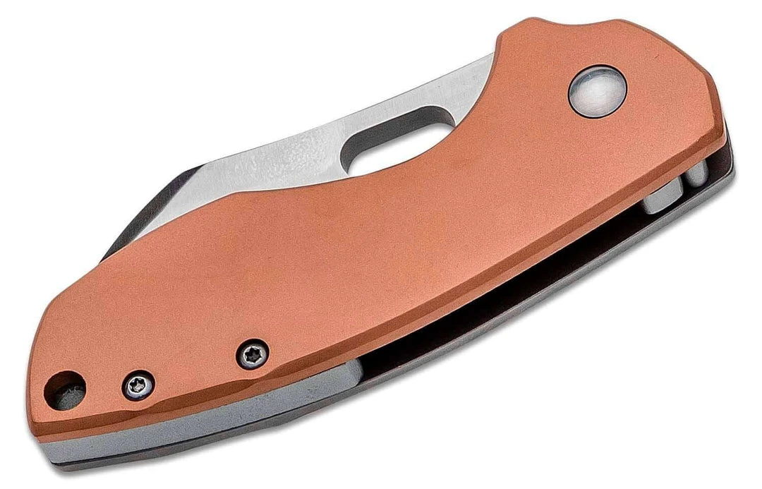 CRKT Pilar Frame Lock Knife Stainless Steel/Copper (2.4" Satin) 5311CU 4 CRKT Pilar Frame Lock Knife Stainless Steel/Copper (2.4" Satin) 5311CU