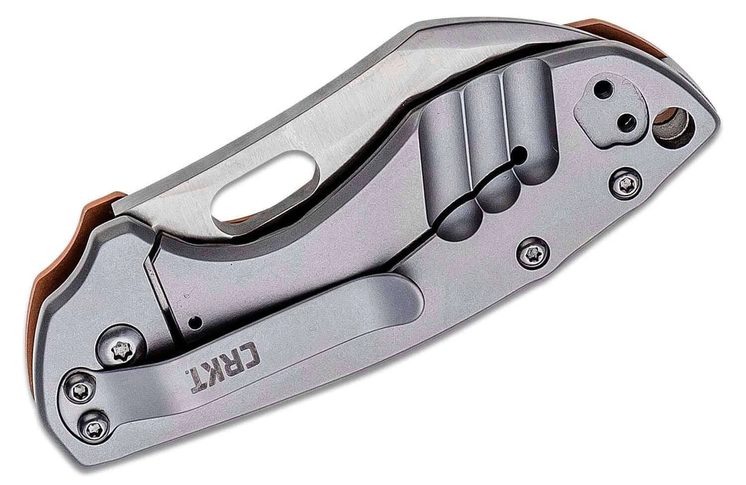 CRKT Pilar Frame Lock Knife Stainless Steel/Copper (2.4" Satin) 5311CU 5 CRKT Pilar Frame Lock Knife Stainless Steel/Copper (2.4" Satin) 5311CU