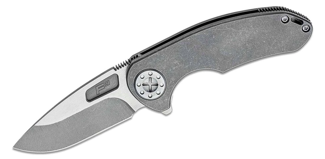 CURTISS CUSTOM KNIVES Curtiss F3 Medium Flipper Knife 3.25" CTS-XHP Slicer Blade, Standard Titanium Handles - F3 Medium SL/FL 3 CURTISS CUSTOM KNIVES Curtiss F3 Medium Flipper Knife 3.25" CTS-XHP Slicer Blade, Standard Titanium Handles - F3 Medium SL/FL