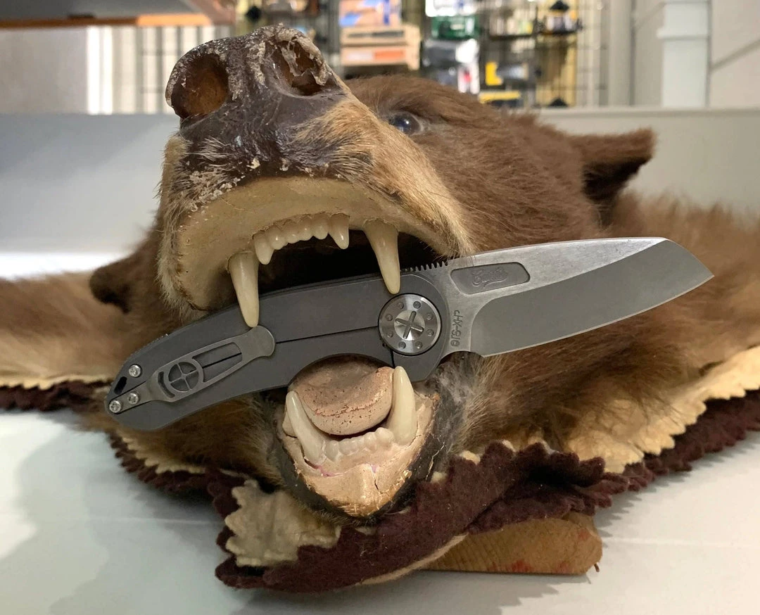 CURTISS CUSTOM KNIVES Curtiss Knives F3 Medium CTS-XHP Wharncliffe Non-Flipper Slim Folder WH/NF 8 CURTISS CUSTOM KNIVES Curtiss Knives F3 Medium CTS-XHP Wharncliffe Non-Flipper Slim Folder WH/NF