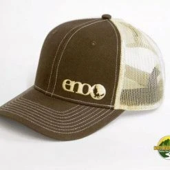ENO Trucker Hat Brown W/ Khaki Mesh