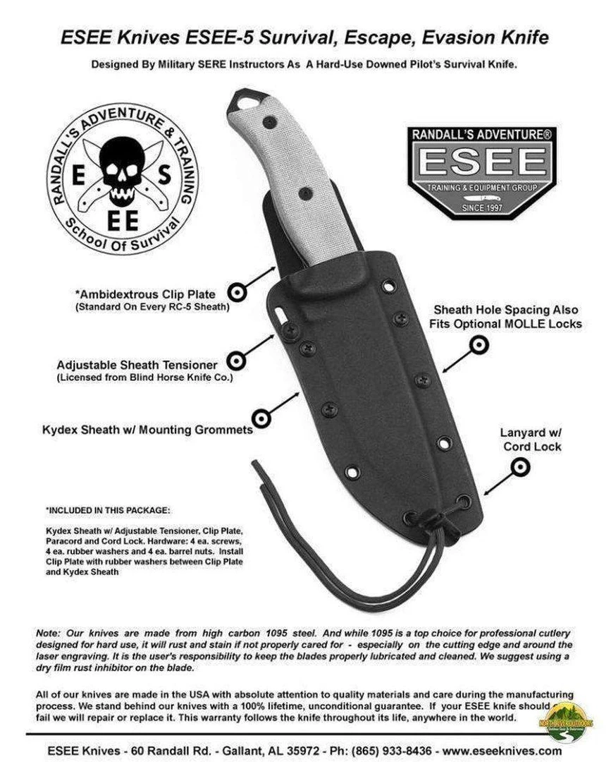 ESEE 5 Knives All Knife Brands 7 ESEE 5 Knives All Knife Brands