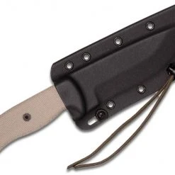 All Knife Brands ESEE 5 Partially Serrated Edge, Tan Micarta Handles, Black Sheath ESEE-5S-E 7 All Knife Brands ESEE 5 Partially Serrated Edge, Tan Micarta Handles, Black Sheath ESEE-5S-E