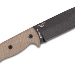 All Knife Brands ESEE Knives ESEE-5P-E Plain Edge, Micarta Handles, Black Kydex Sheath