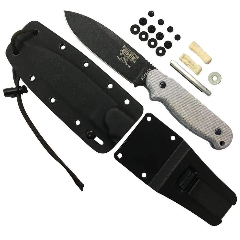 All Knife Brands ESEE Laser Strike Survival Knife Fixed 5" Blade, Fire Steel - ESEE-LS-P-E 4 All Knife Brands ESEE Laser Strike Survival Knife Fixed 5" Blade, Fire Steel - ESEE-LS-P-E