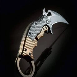 FOX KNIVES Fox FKMD FX-599TIC 01FX122 Folding Karambit 2.55