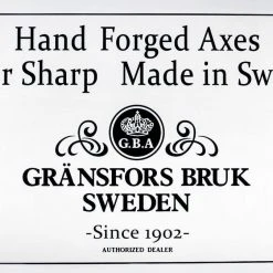 Gransfors Bruk Axe Book & Warranty Manual