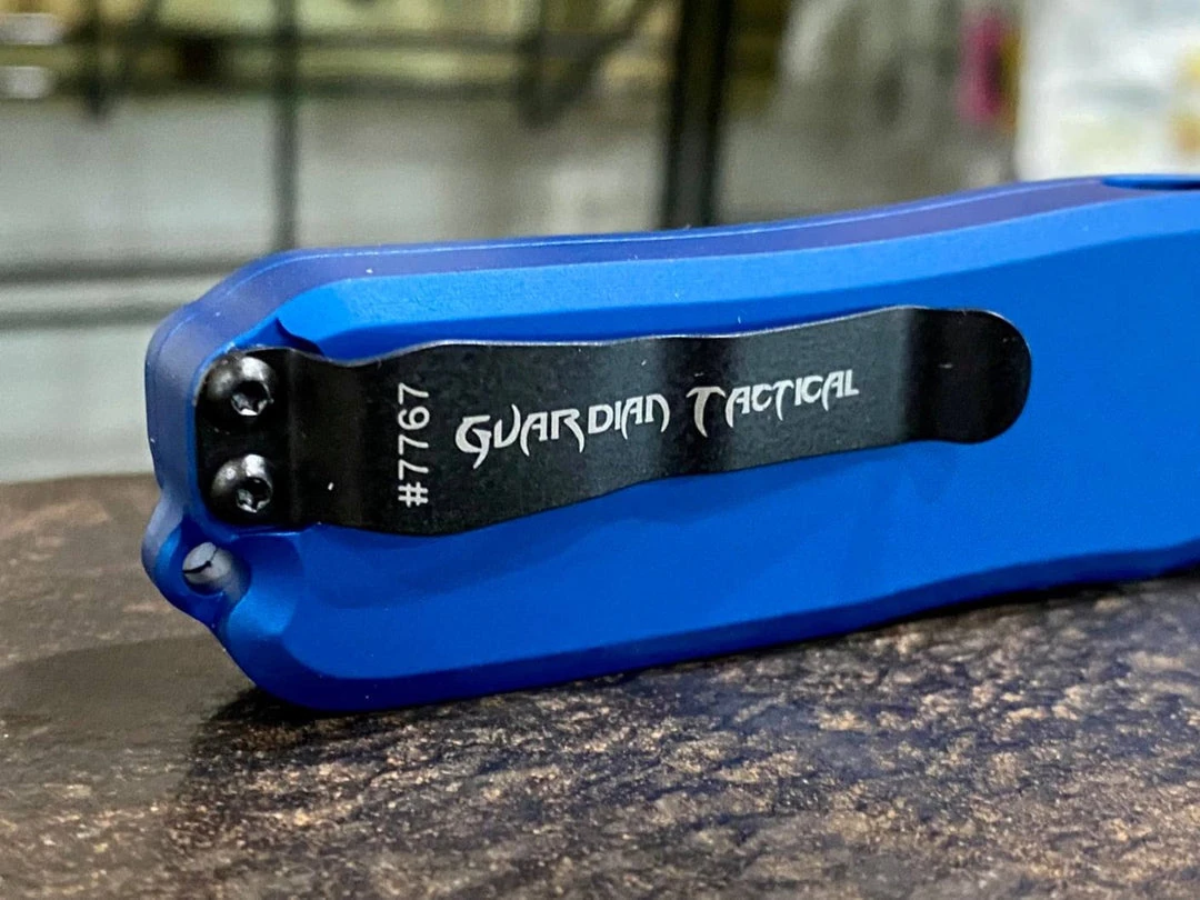 Guardian Tactical Recon-035 94131 D/E Auto Blue Black Tactical Knife (3.25") 6 Guardian Tactical Recon-035 94131 D/E Auto Blue Black Tactical Knife (3.25")