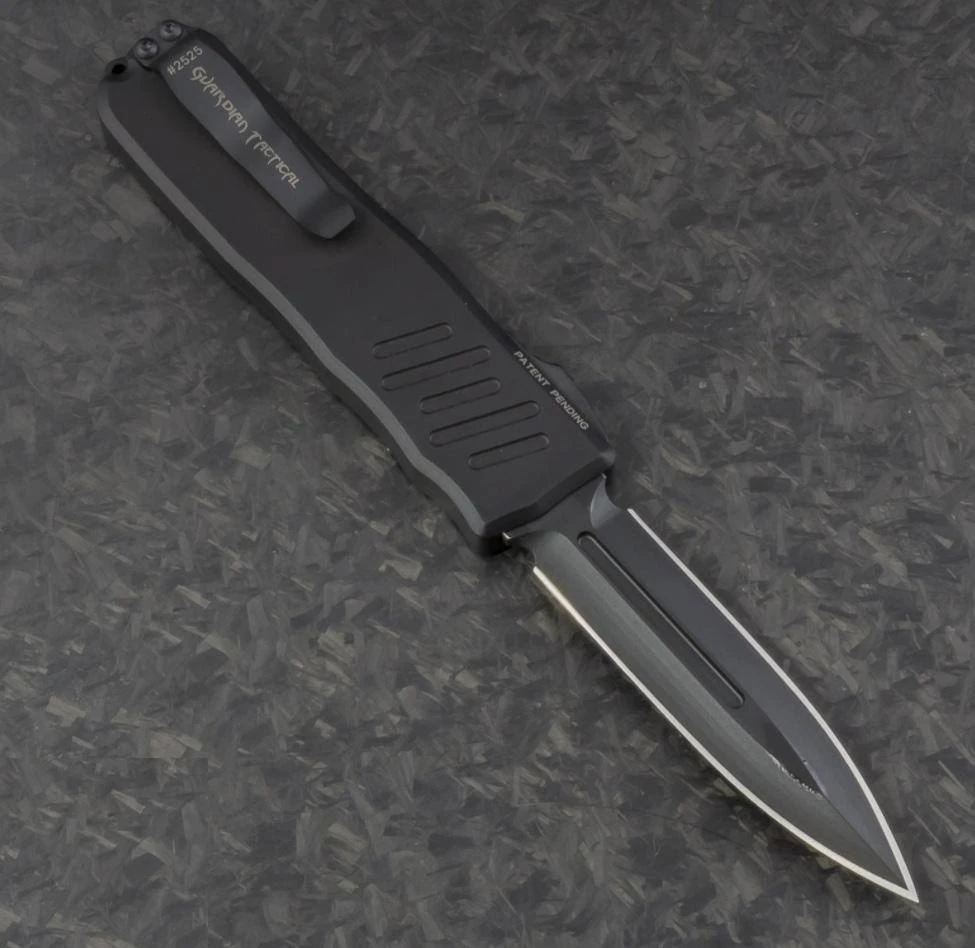 Guardian Tactical Recon-035 D/E Auto Knife (3.25in Black) 4 Guardian Tactical Recon-035 D/E Auto Knife (3.25in Black)