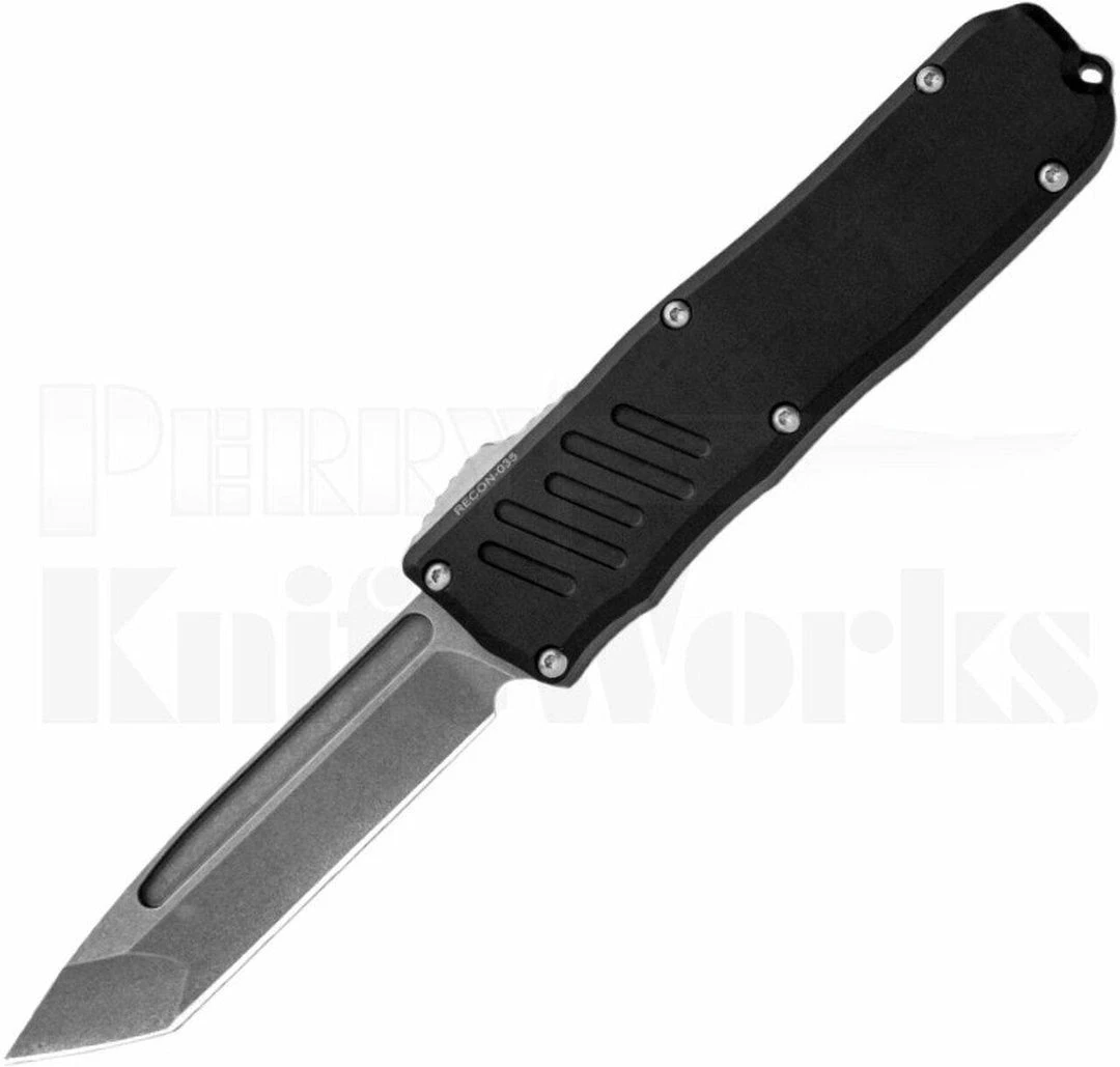 GUARDIAN TACTICAL RECON-035 TANTO OTF AUTO KNIFE BLACK / STONEWASH 93521 4 GUARDIAN TACTICAL RECON-035 TANTO OTF AUTO KNIFE BLACK / STONEWASH 93521