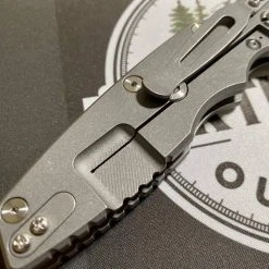 RICK HINDERER All Knife Brands Hinderer Eklipse Harpoon Spanto Knife Working Finish Blue/Translucent Green G10 3.5" 19 RICK HINDERER All Knife Brands Hinderer Eklipse Harpoon Spanto Knife Working Finish Blue/Translucent Green G10 3.5