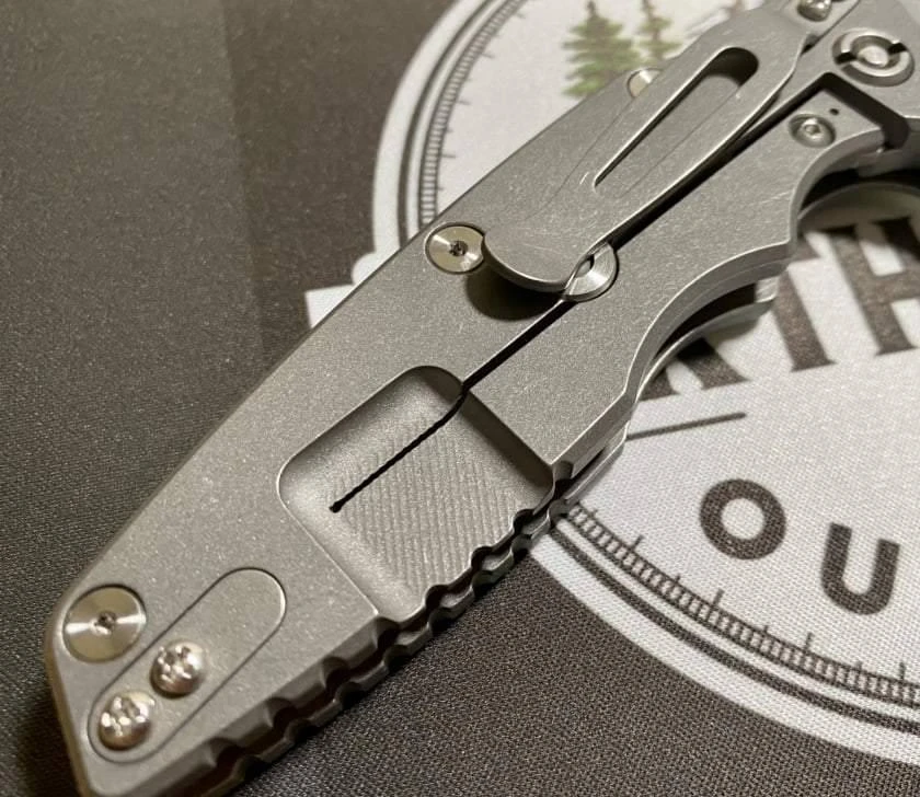 RICK HINDERER All Knife Brands Hinderer Eklipse Harpoon Spanto Knife Working Finish Blue/Translucent Green G10 3.5" 9 RICK HINDERER All Knife Brands Hinderer Eklipse Harpoon Spanto Knife Working Finish Blue/Translucent Green G10 3.5"