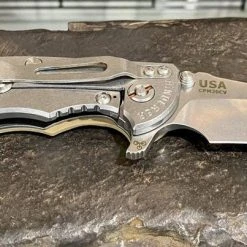 RICK HINDERER All Knife Brands Hinderer XM-18 3.5″ Recurve Stonewash FDE G10