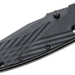 NORTH RIVER OUTDOORS Hogue 24266 Deka Folding Knife 3.25" CPM-20CV Black Wharncliffe G10