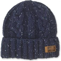 KAVU Mckinley Beanie - Cuffed Knit Cap (Navy) Hats & Accessories