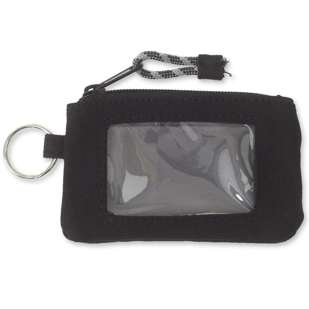 KAVU Stirling Double Sided Slim Cotton Canvas Zip Wallet 5 KAVU Stirling Double Sided Slim Cotton Canvas Zip Wallet