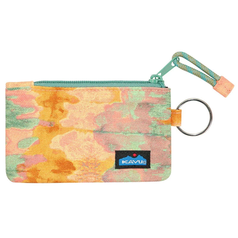KAVU Stirling Double Sided Slim Cotton Canvas Zip Wallet 6 KAVU Stirling Double Sided Slim Cotton Canvas Zip Wallet