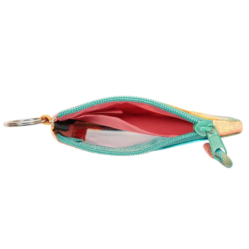 KAVU Stirling Double Sided Slim Cotton Canvas Zip Wallet 7 KAVU Stirling Double Sided Slim Cotton Canvas Zip Wallet