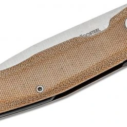 LionSteel Knives LionSteel Myto Knife 3.27" M390, Natural Micarta And Titanium Handles