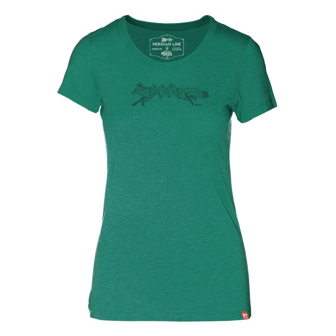 Meridian Line Fox Navigator Women's T-Shirt Meridian Line Clothing 3 Meridian Line Fox Navigator Women's T-Shirt Meridian Line Clothing