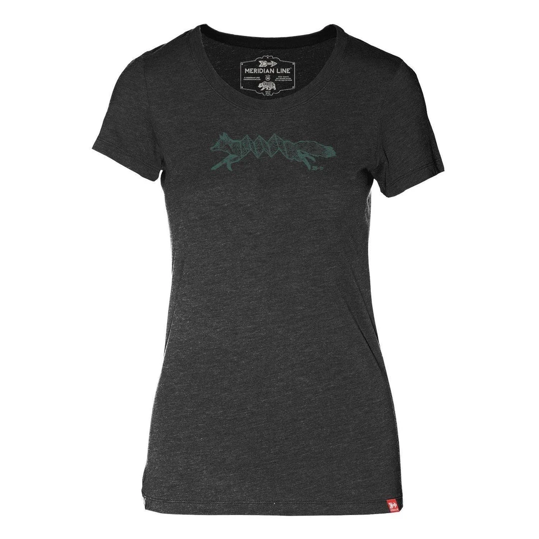 Meridian Line Fox Navigator Women's T-Shirt Meridian Line Clothing 4 Meridian Line Fox Navigator Women's T-Shirt Meridian Line Clothing