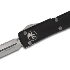 Microtech 122-12 Ultratech Auto Stonewashed Plain/Full Serrated D/E