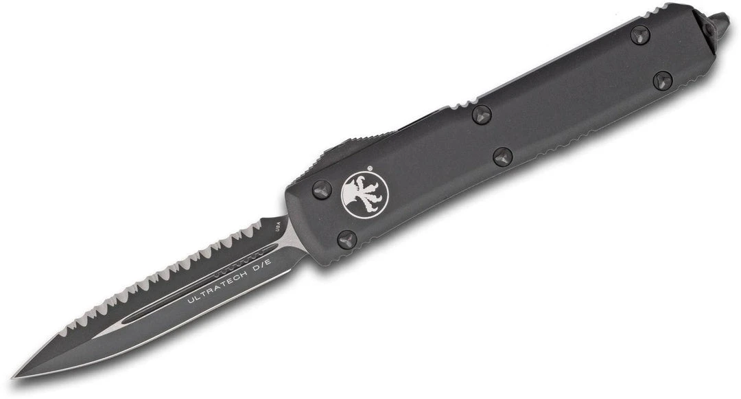 Microtech 122-3T Ultratech D/E Tactical Auto OTF Knife 3.46" Plain/Serrated 3 Microtech 122-3T Ultratech D/E Tactical Auto OTF Knife 3.46" Plain/Serrated