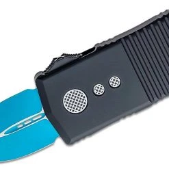 All Knife Brands Microtech 157-1JK Exocet Jedi Knight OTF Auto Knife 1.98" Blue D/E